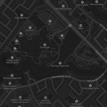 Mapbox- Oakville Monochrome Testing