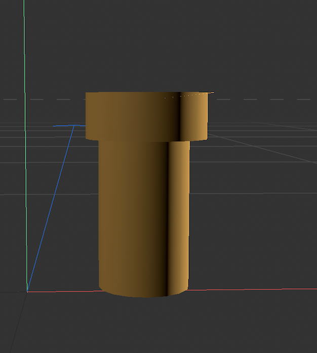 3D Modeled Bottle <Straight View>