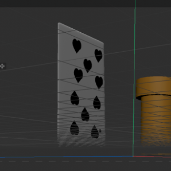 3D Modeled Card <3/4 View>