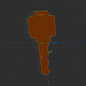 3D Image of an Key