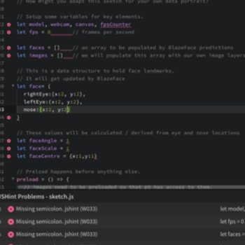 Putting the vector into the code