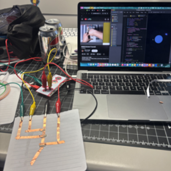 This is when I connected each arrow to a different part of the circuit.